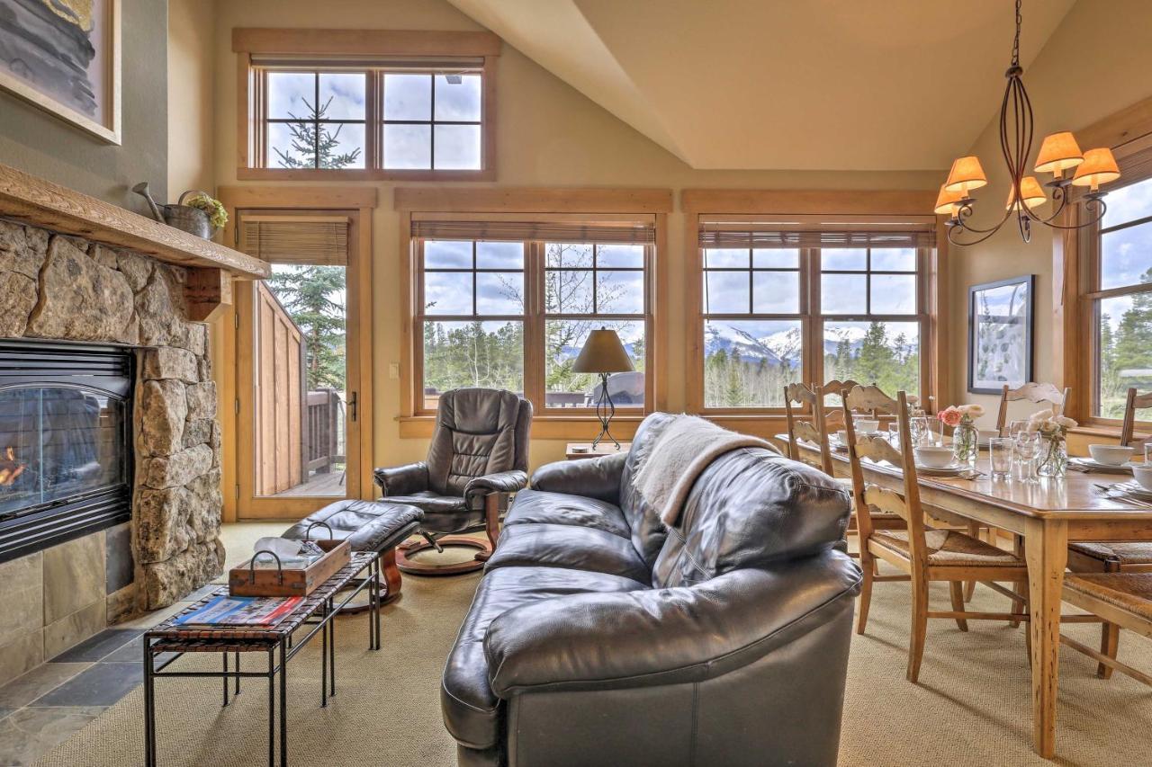 Keystone Condo On Golf Course With Mountain View Exterior foto